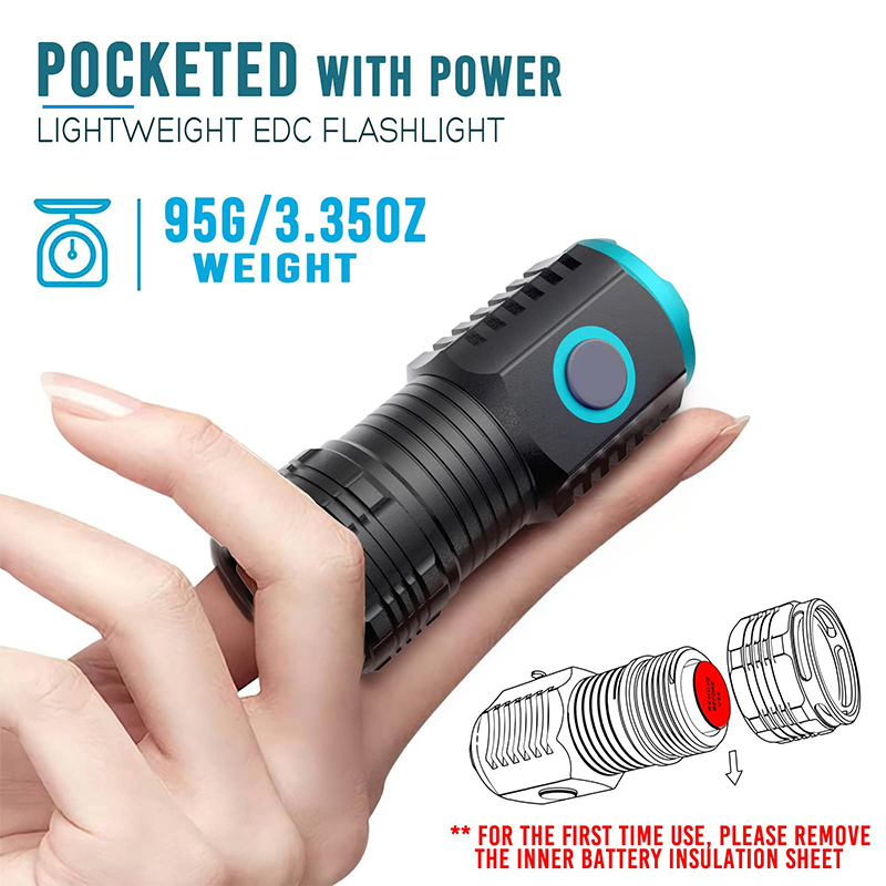 Type-C USB Rechargeable Pocket - Edc Every Day Carry おもちゃ recension och pris