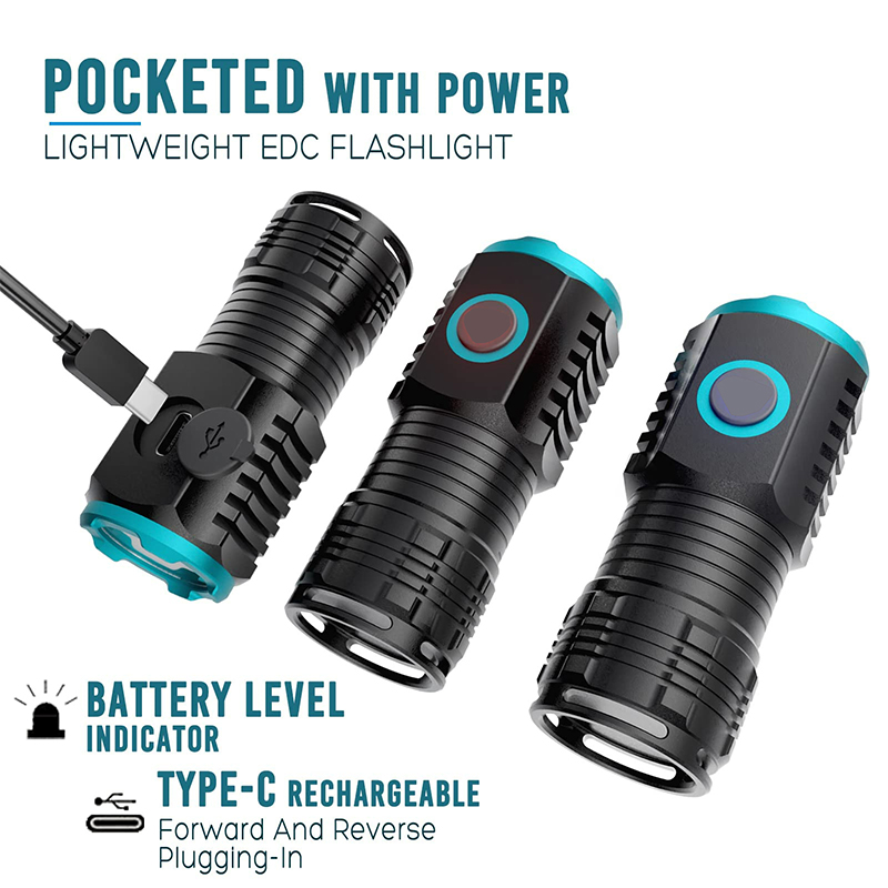 Type-C USB Rechargeable Pocket - Edc Every Day Carry おもちゃ recension och pris