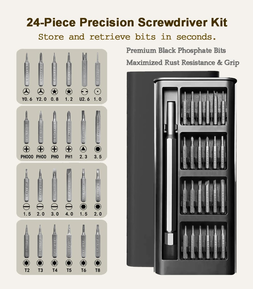 32 In 1 Precision Magnetic Scr - Micro Screwdriver Kit recension och pris