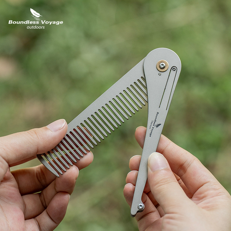 Pure Titanium Foldable Hair Co - Comb Pocket Titanium recension och pris